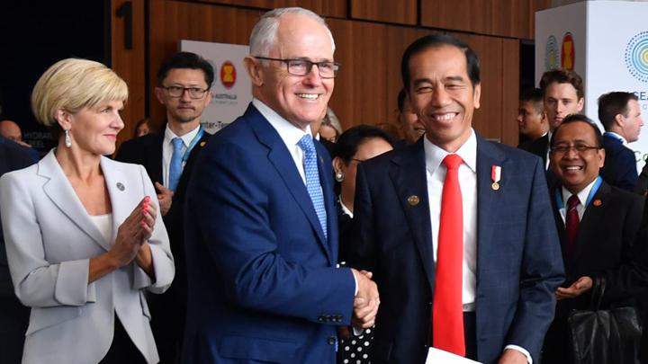 President Joko Widodo and Australian Prime Minister Malcolm Turnbull